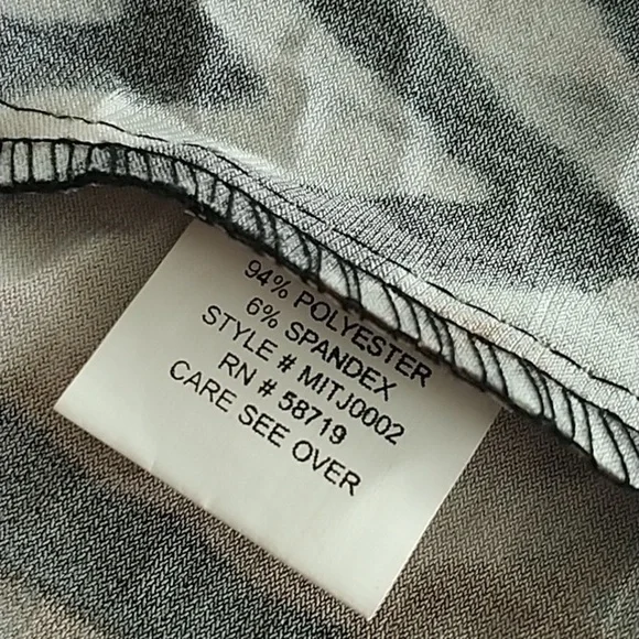 Notations Jean Style Cowboy  Jacket w Clear Decorative Disks L - Picture 13 of 13